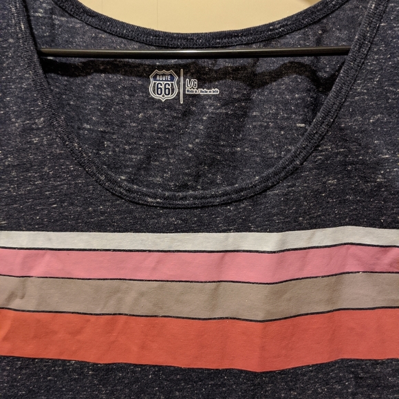 NWOT Men's Striped Tank - Picture 2 of 4